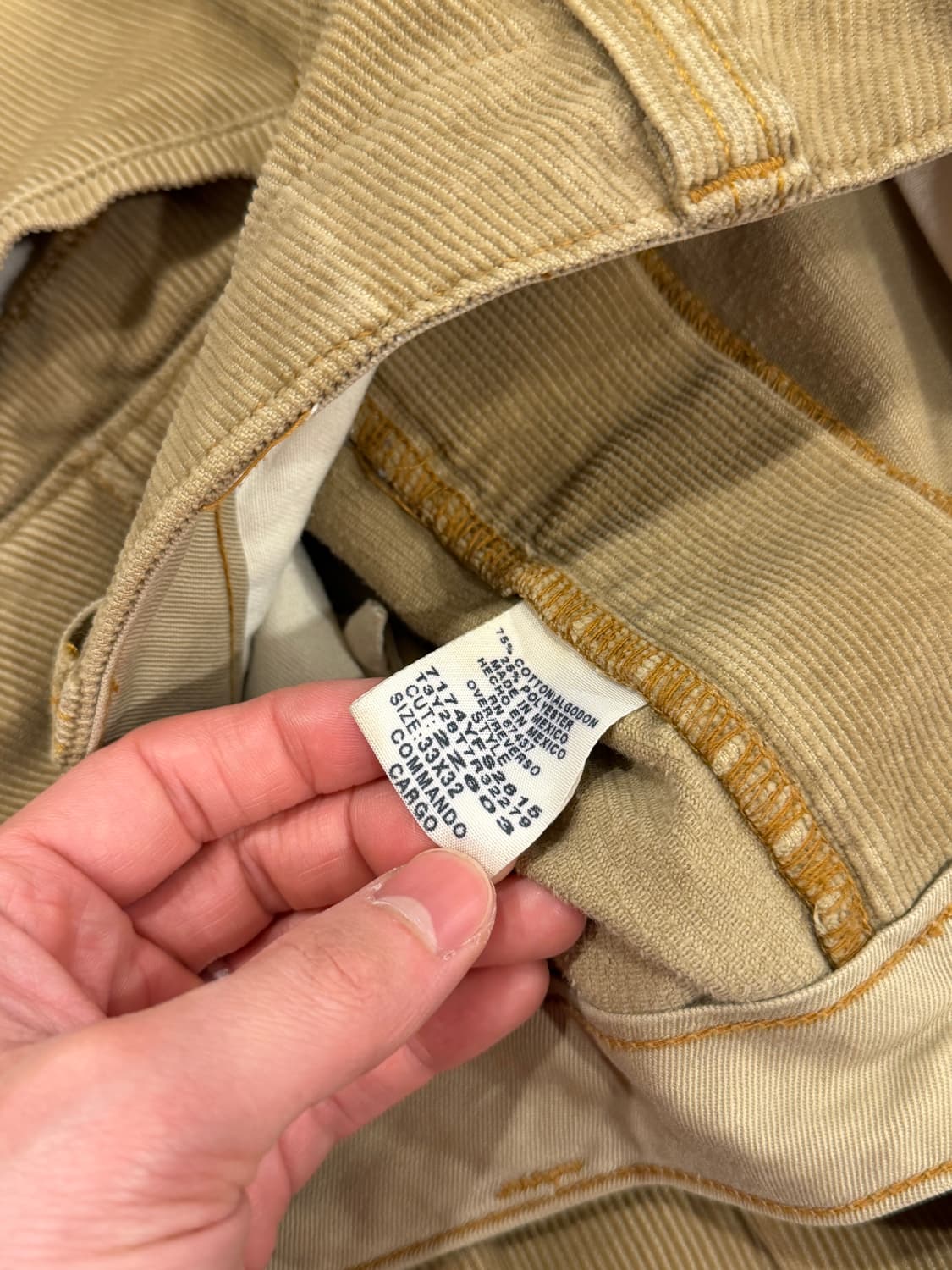 00s Polo Jeans 폴로진스 코듀로이 밀리터리 팬츠 (34-35) 상품이미지10