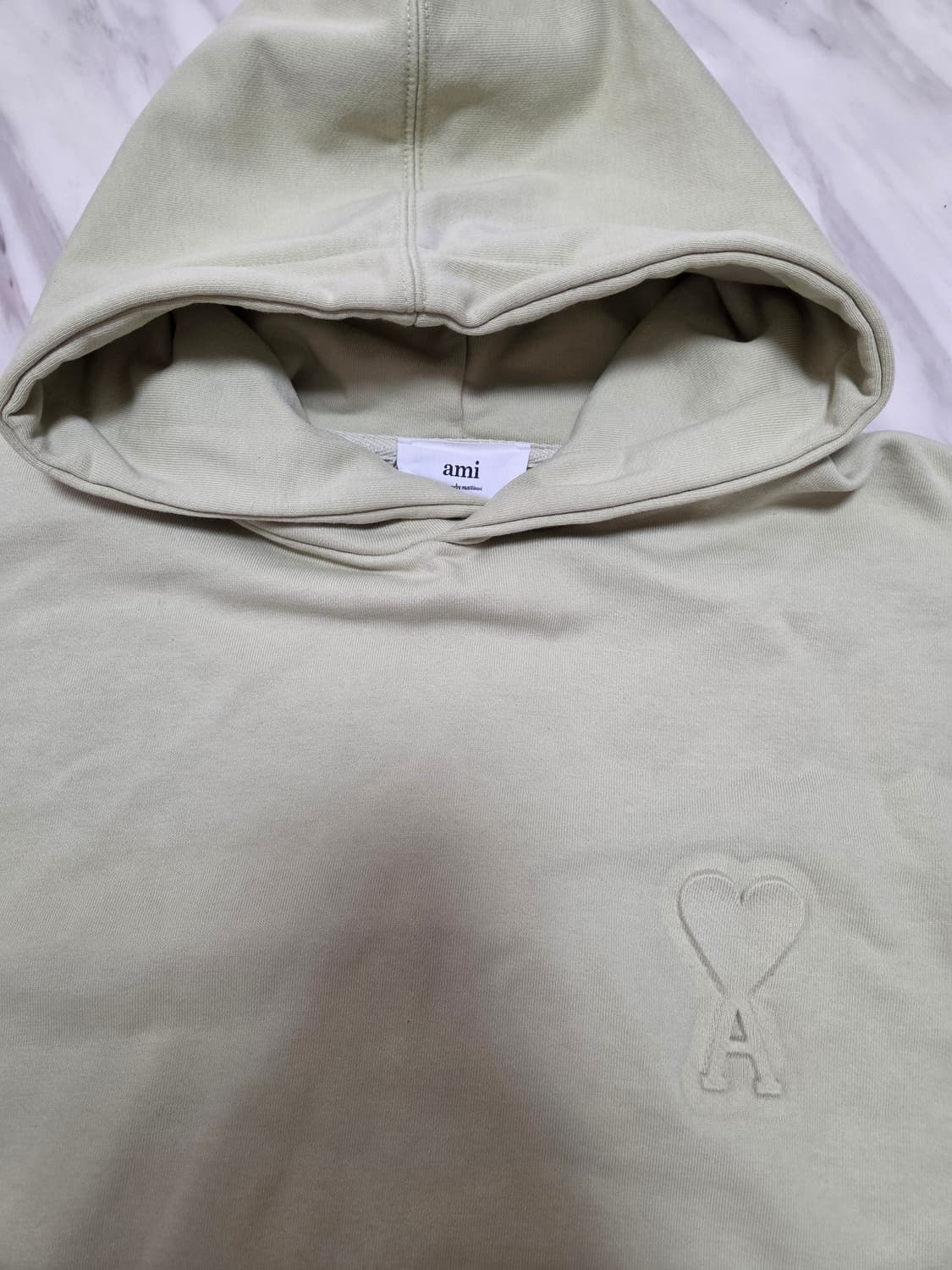 아미 엠보 로고 후드티  상품이미지3