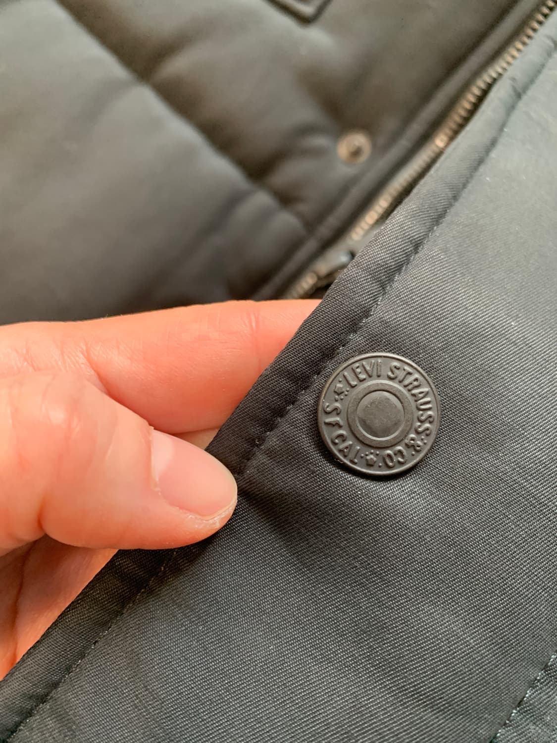 levis 리바이스 패디드 점퍼 블랙 M 상품이미지4