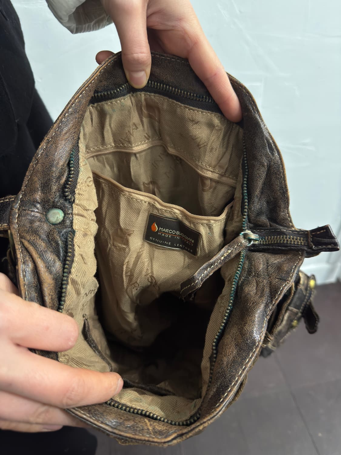 marco buggiani genuine leather bag 상품이미지9