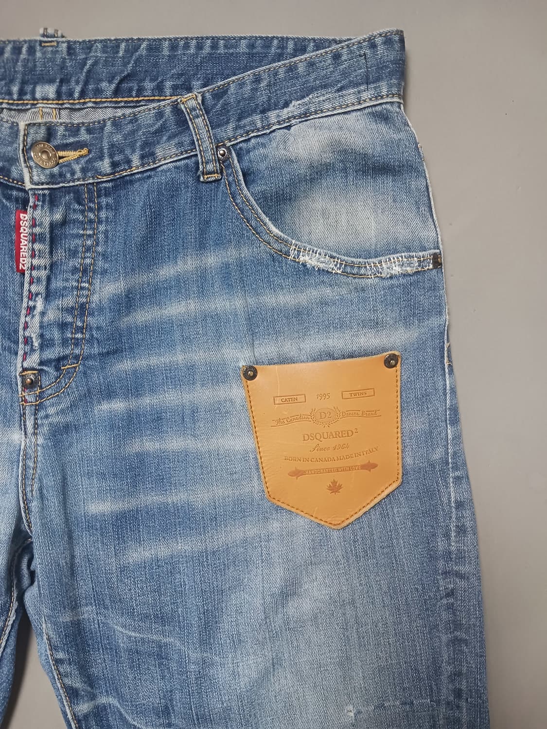 [50] 디스퀘어드2 래더포켓 레귤러진 청바지 34 35 상품이미지4