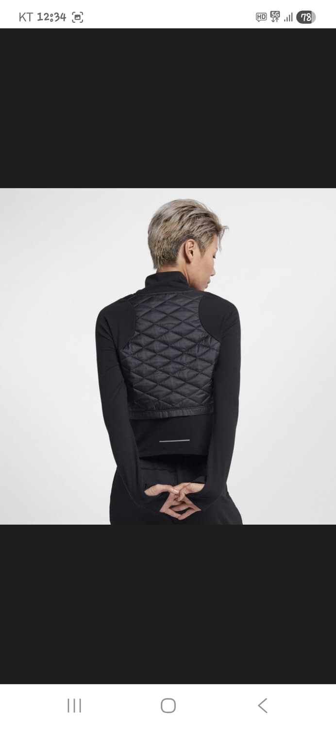 나이키 여성 에어로레이어 러닝 자켓 m 상품이미지9