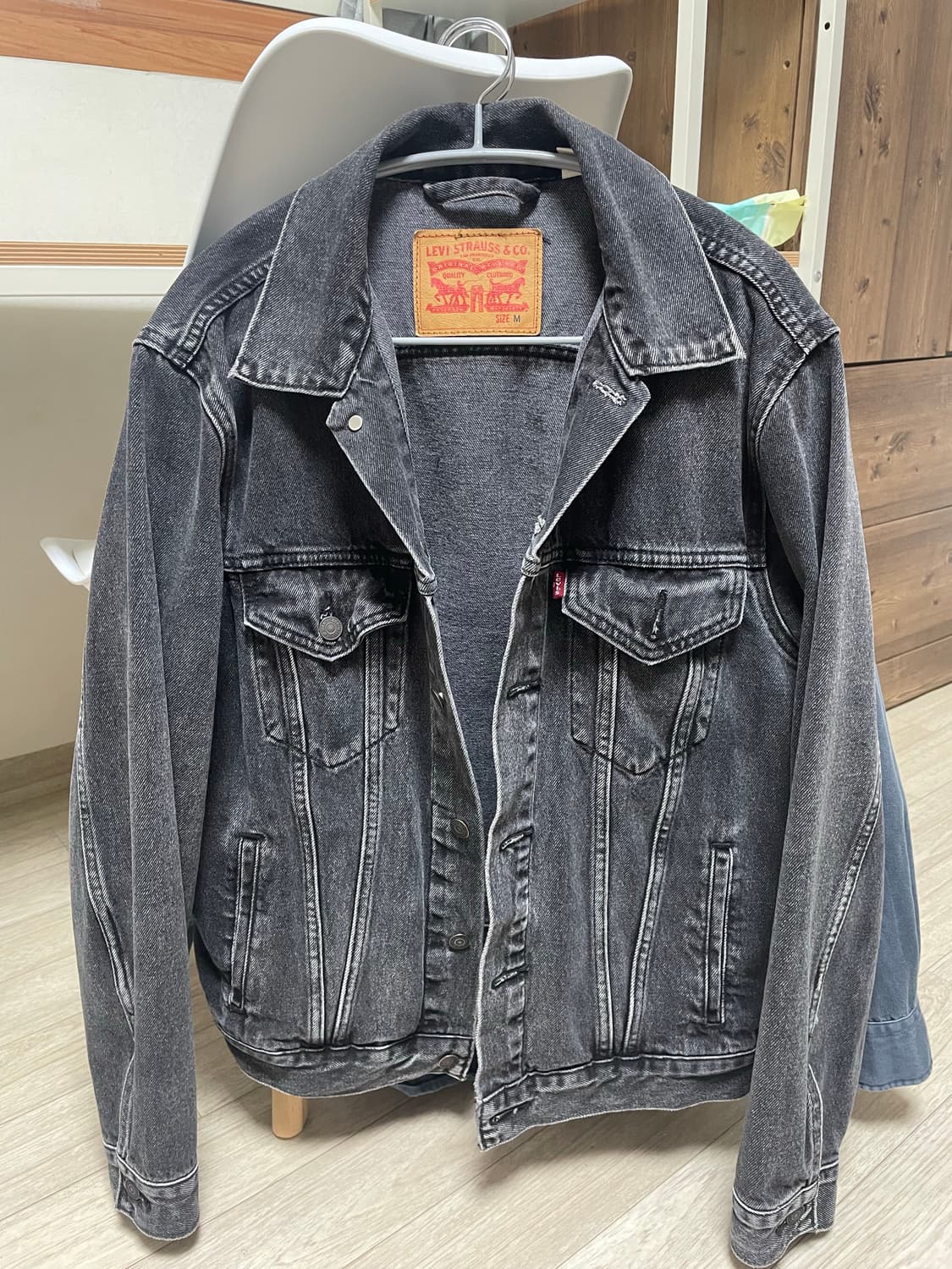 리바이스 흑청 자켓 m 상품이미지1