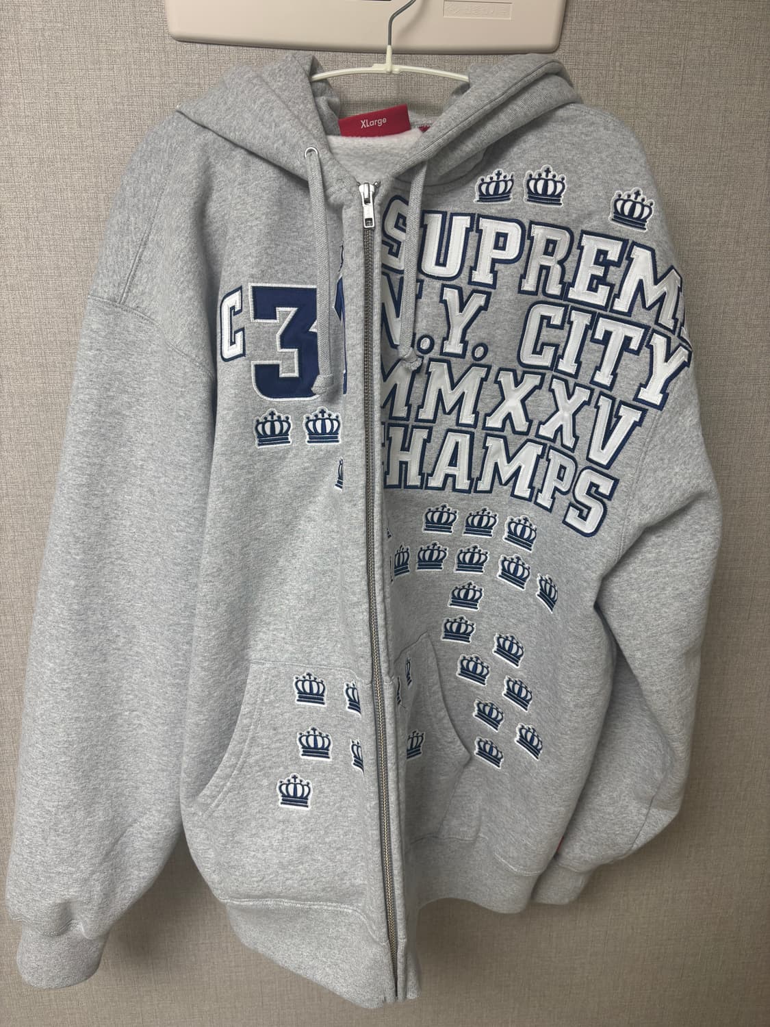 슈프림 리그 후드집업 XL 상품이미지2