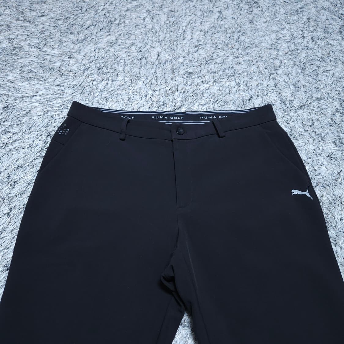 퓨마)36(XXL) 남자 검정기모바지 기모골프바지 / 왕눈이샵 상품이미지2