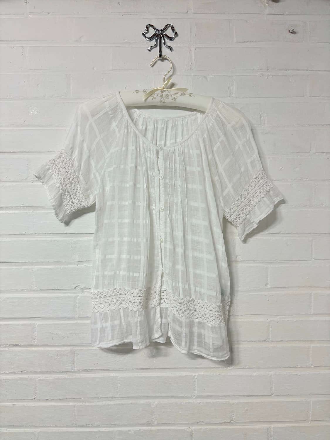 jpn vintage linnen blouse 상품이미지1