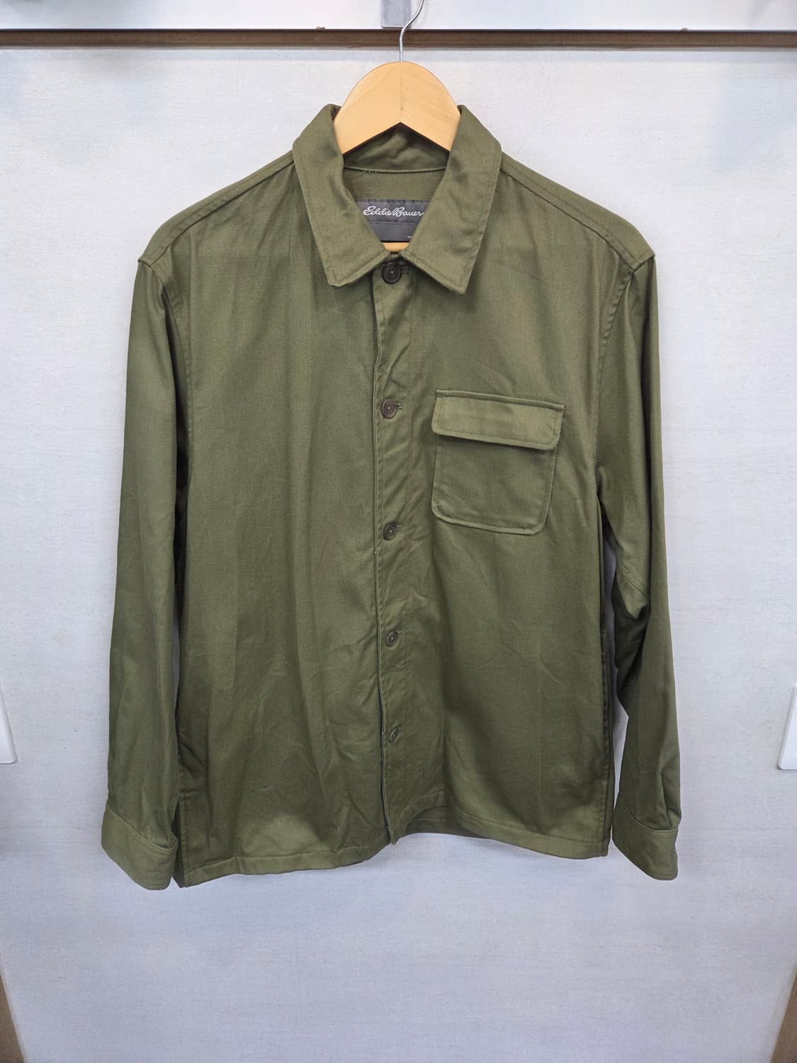 에디바우어 원포켓 아메카지 코튼 셔츠자켓 L 상품이미지1