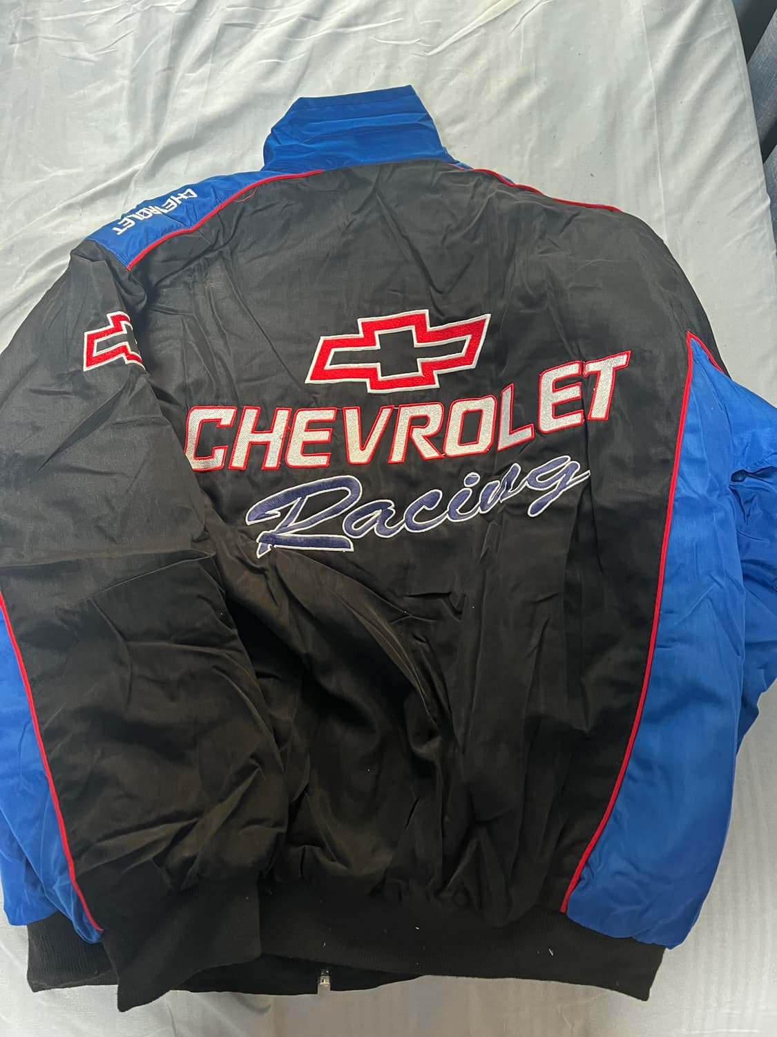 새상품 급) 쉐보레 레이싱 블랙 블루 자켓 m사이즈 상품이미지2