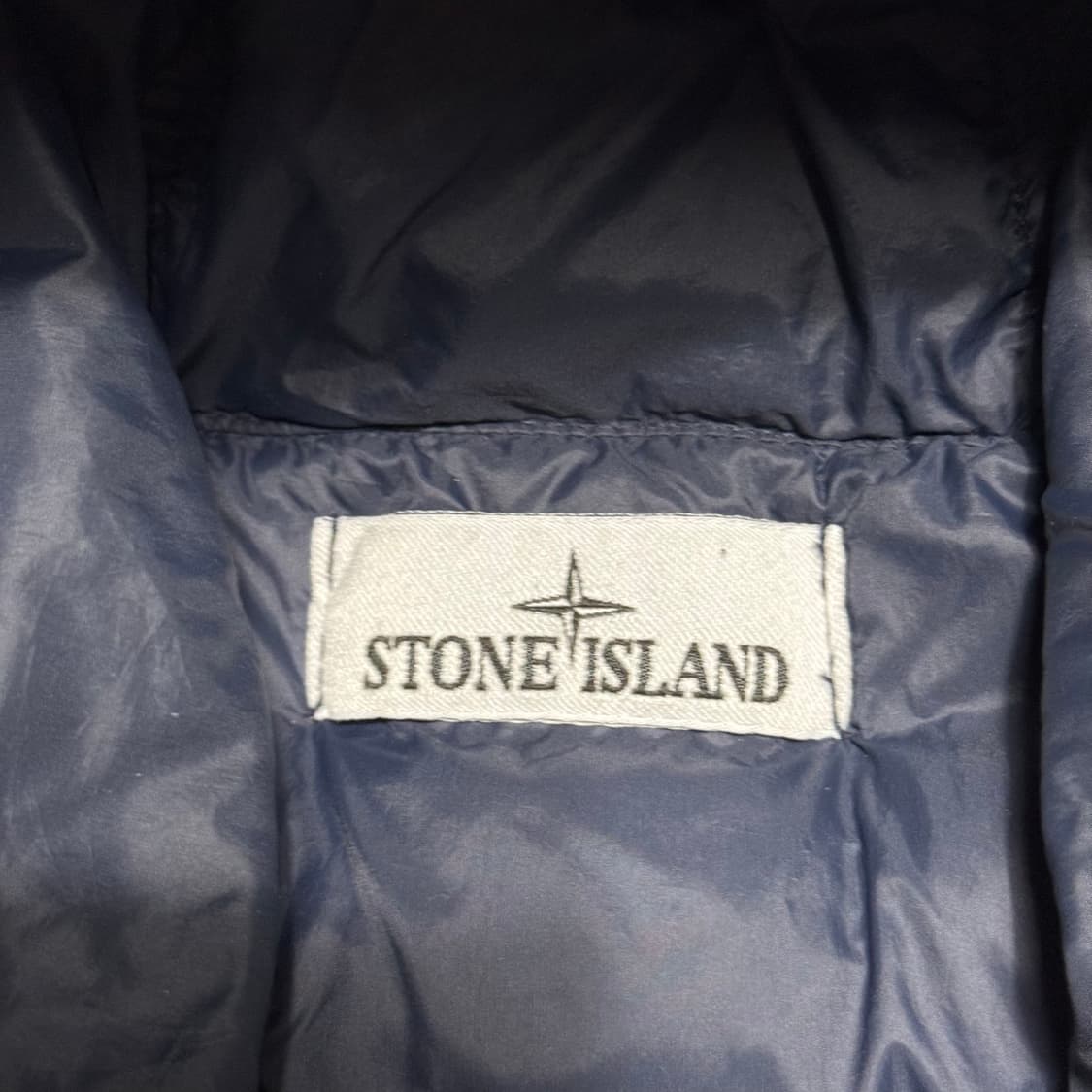 XXL 스톤아일랜드 패치와펜 가먼트 크링크랩스 다운 네이비 패딩 상품이미지4