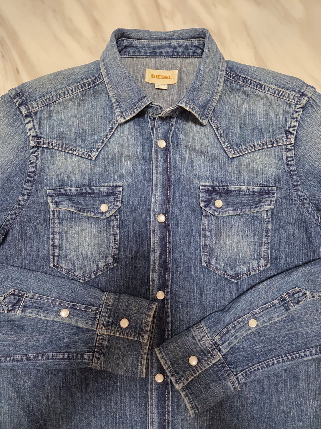 디젤 데님 셔츠 상품이미지3