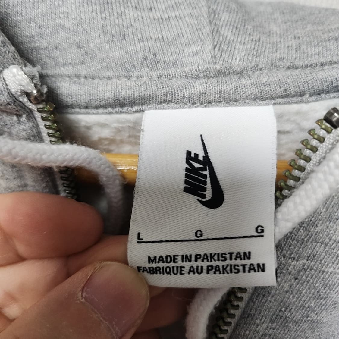 [100] 나이키 오버핏 기모 후드 집업 상품이미지3