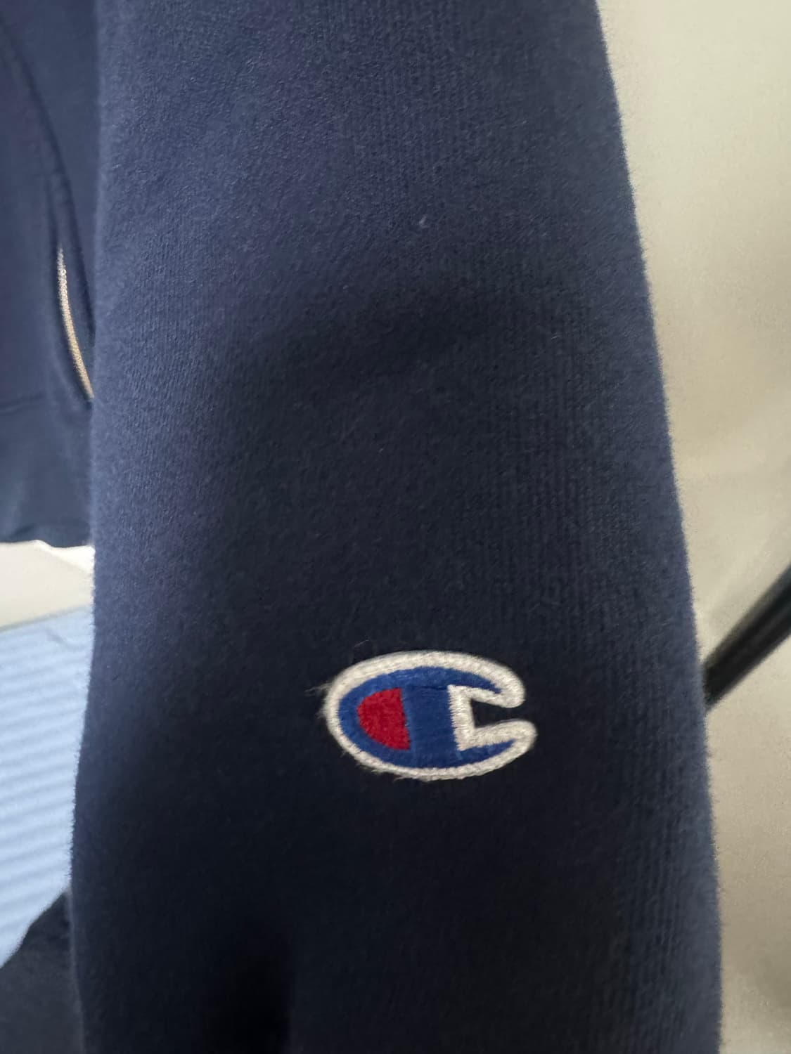 슈프림 챔피온 후드집업 네이비 24ss 상품이미지3