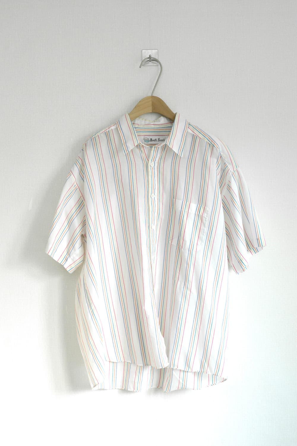 North beach stripe half sleeve shirt 상품이미지1