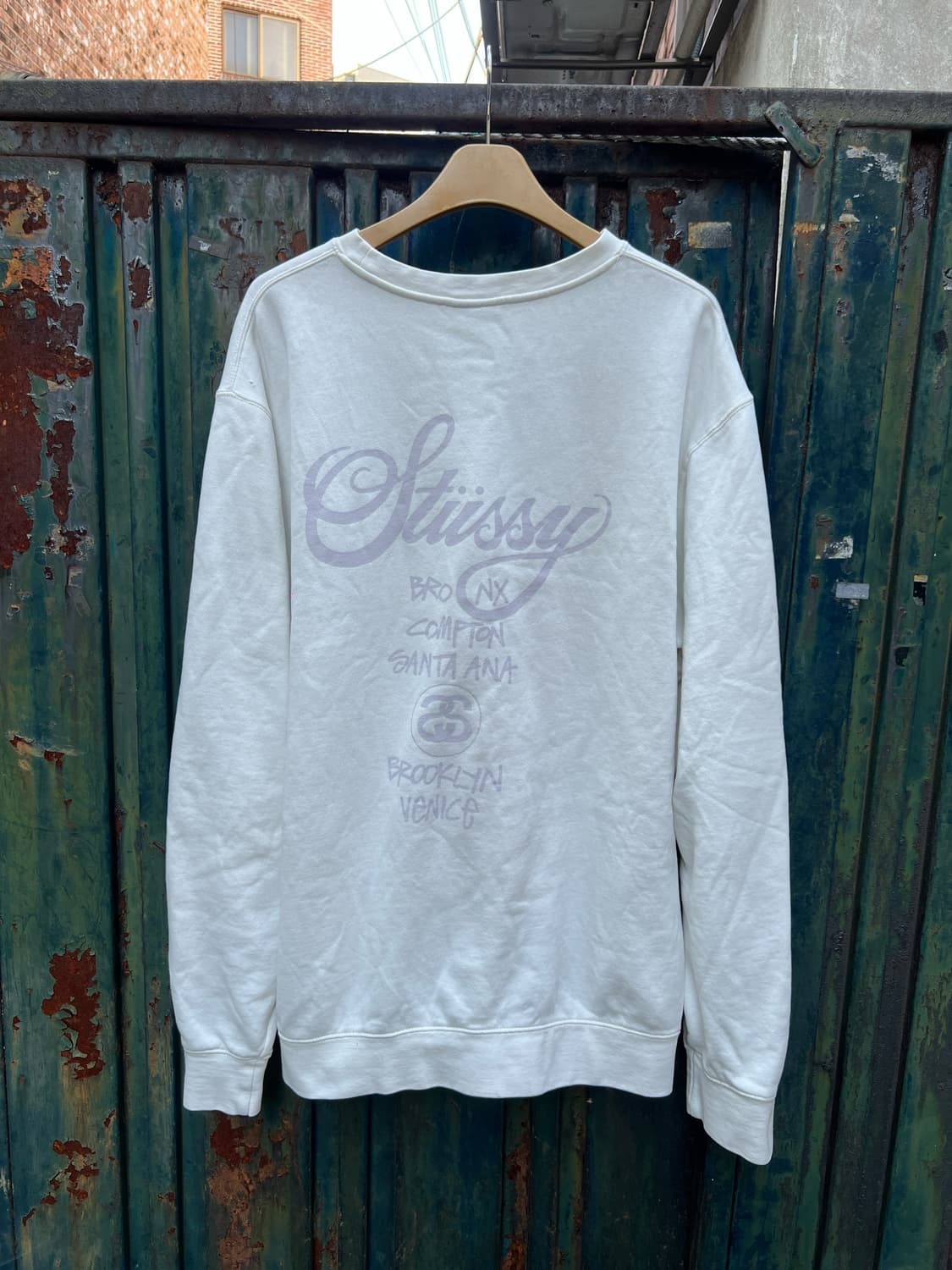 스투시 월드 투어 맨투맨 (정품) 상품이미지3