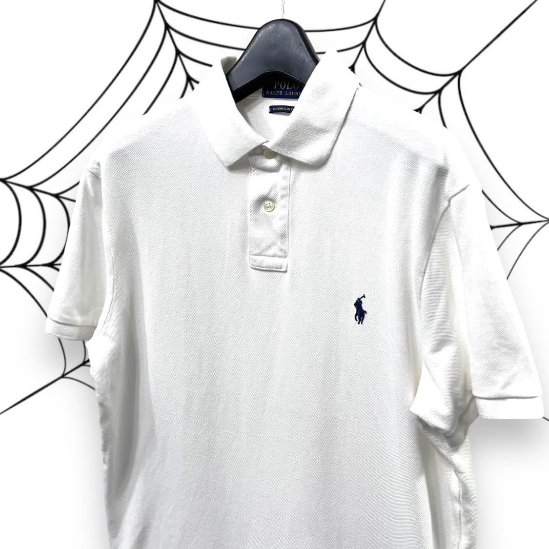 신형 폴로 랄프로렌 화이트 반팔카라티 상품이미지2