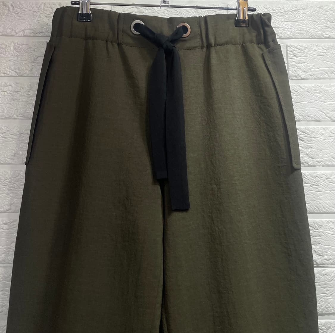 TIME 타임바지 한섬팬츠 한섬바지:) 슬랙스 올리브그린 카키바지 상품이미지2