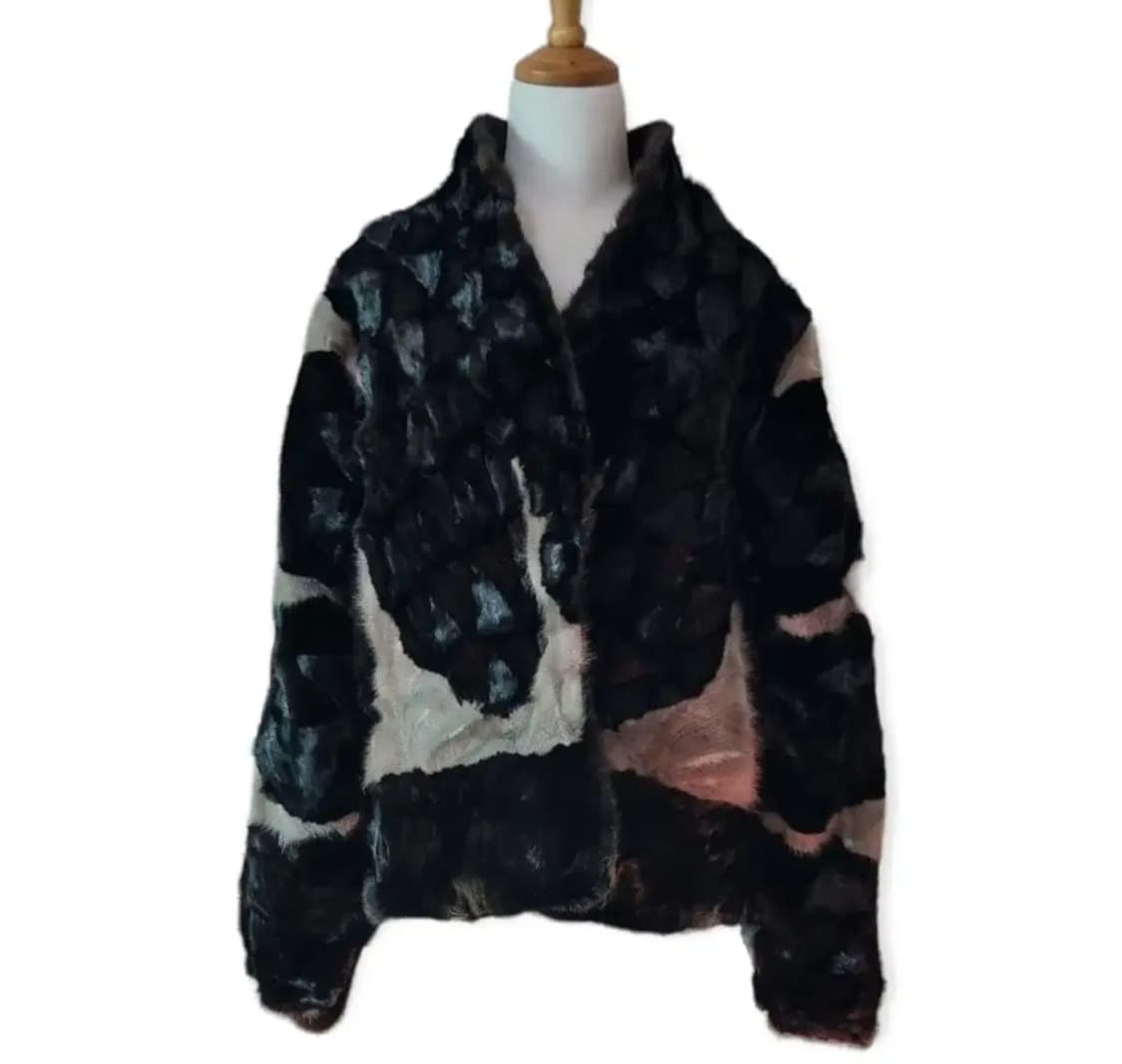 퍼자켓 밍크코트 에코퍼자켓 빈티지자켓 vtg 크롭퍼코트 크롭퍼자켓 상품이미지6