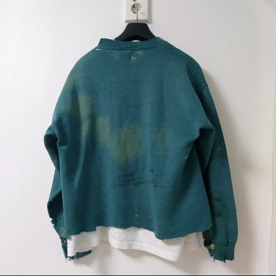 90's 빈티지 스웨트셔츠 디스트레스드 선페이드 상품이미지6