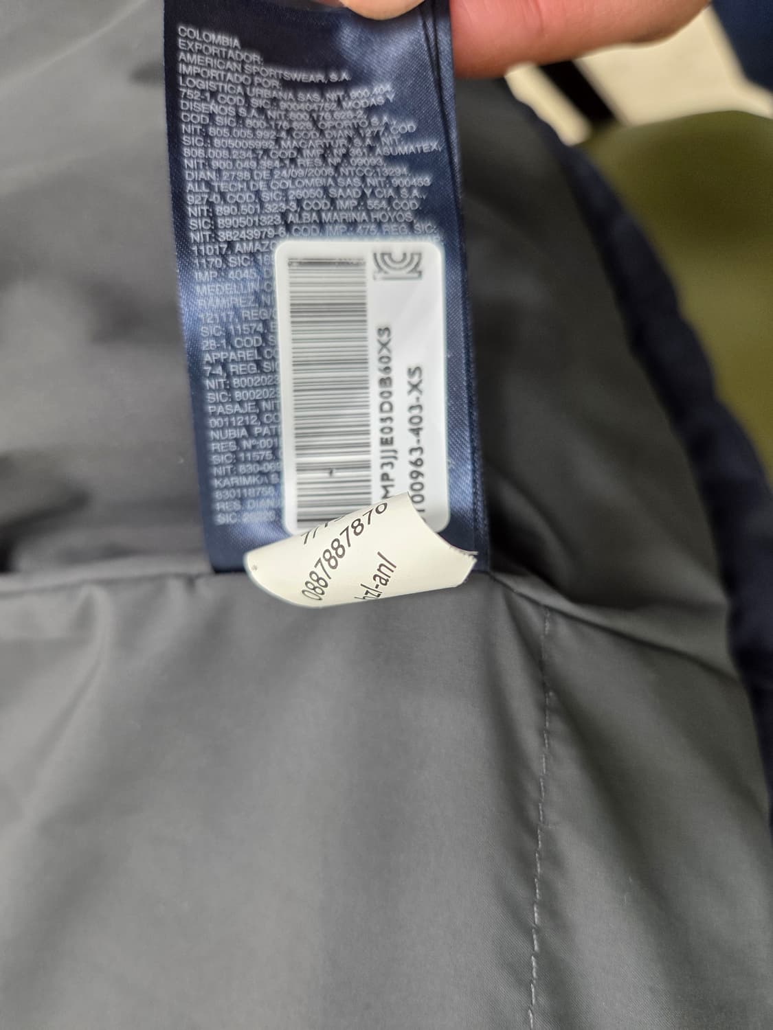 타미힐피거 네이비 퀼팅 자켓 XS 상품이미지6