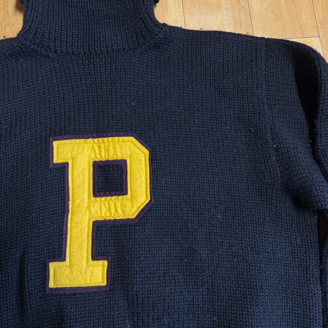 폴로 남성 울 목폴라니트 스웨터 블랙 L 상품이미지3