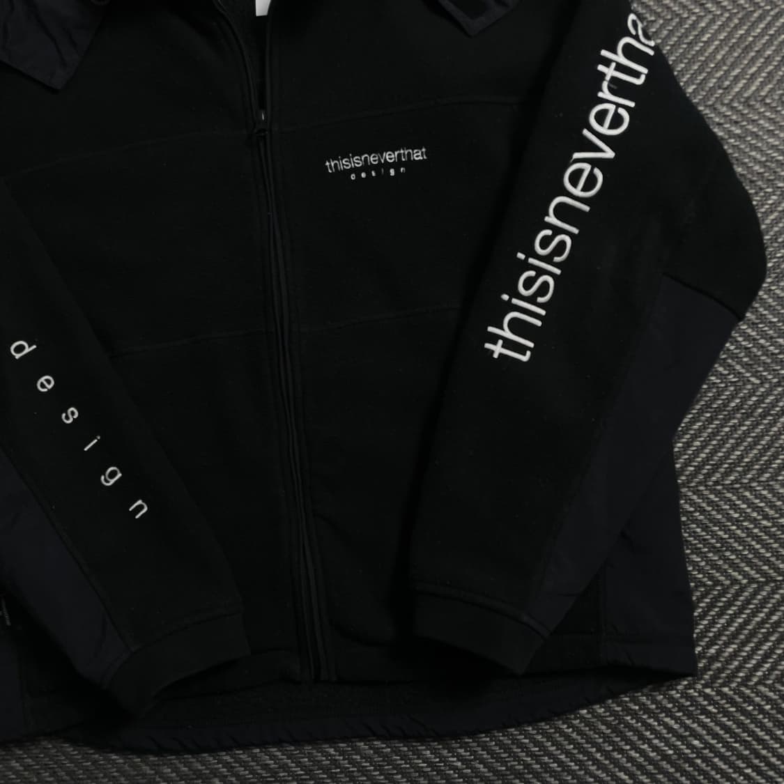 디스이즈네버댓 스펠 빅로고 후드 플리스 자켓o 4130 상품이미지2
