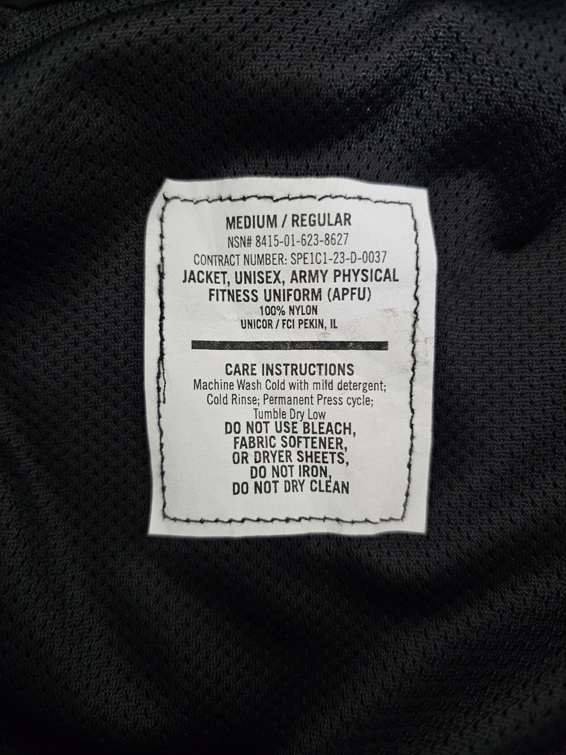 US Army 미군 바람막이 자켓 M 상품이미지3