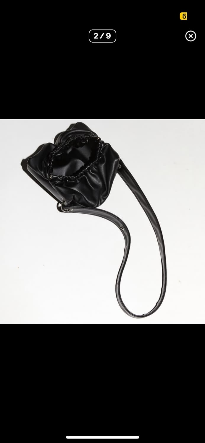 세이모온도 스트랩 번 백 s 블랙 상품이미지2