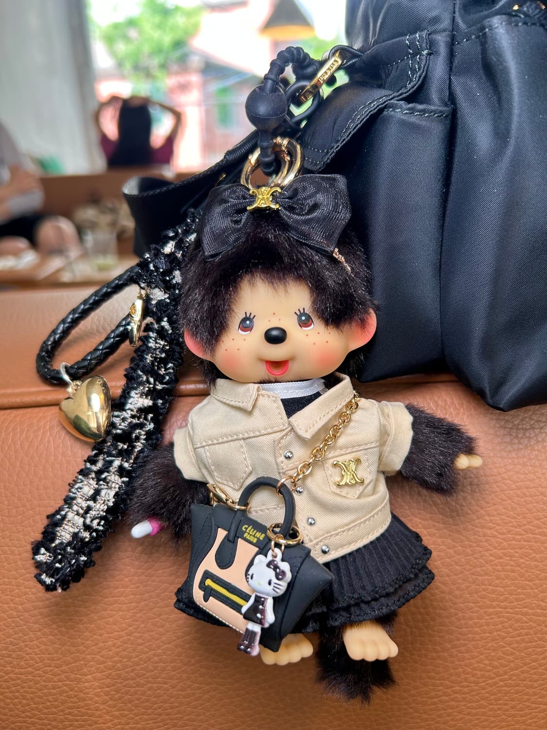 (105)정품몬치치 커스텀키링🤍🖤블랙무드 상품이미지9