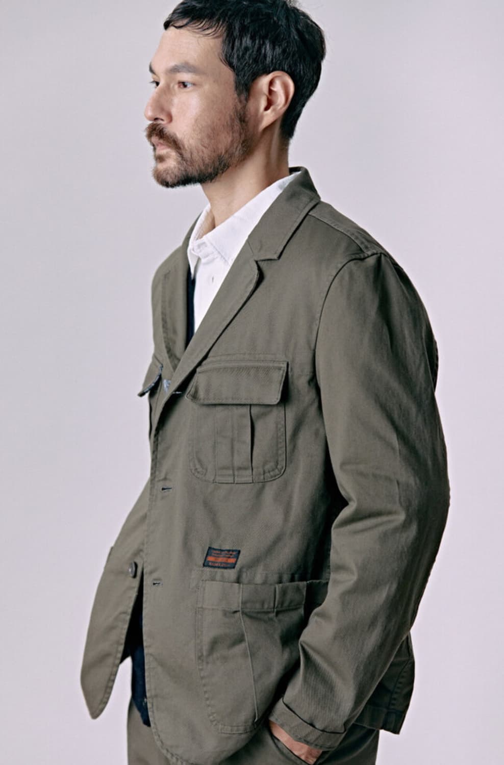 라모랭 밀리터리 퍼티그 자켓 카키 상품이미지8