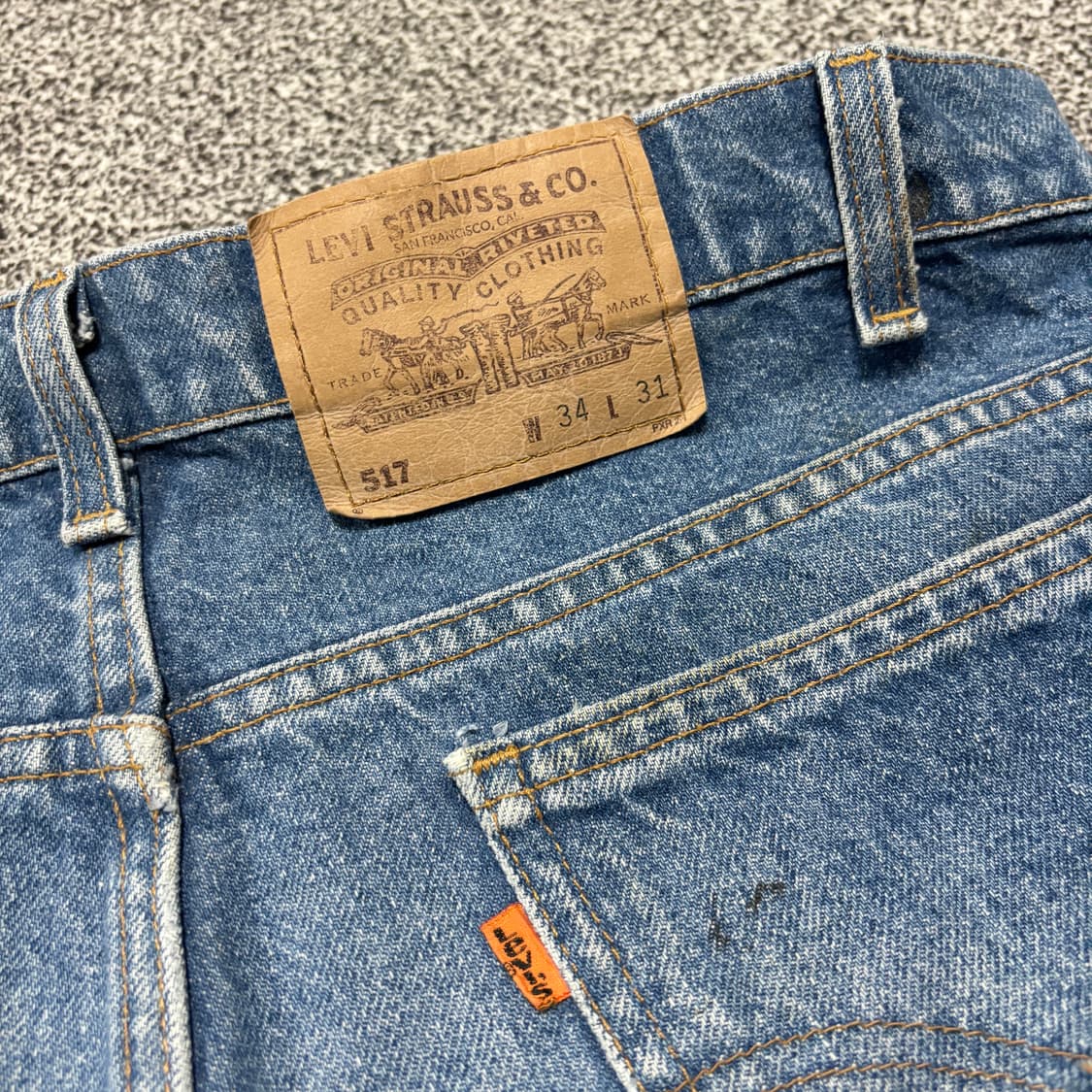 90s 빈티지 리바이스 517 허리43cm 상품이미지5
