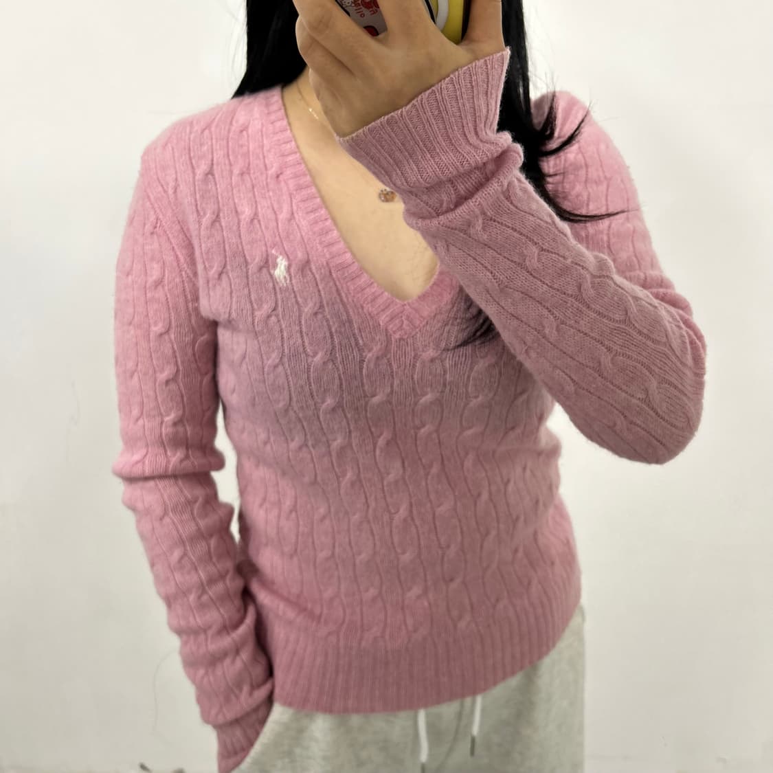 폴로 브이넥 니트[1673] 상품이미지2