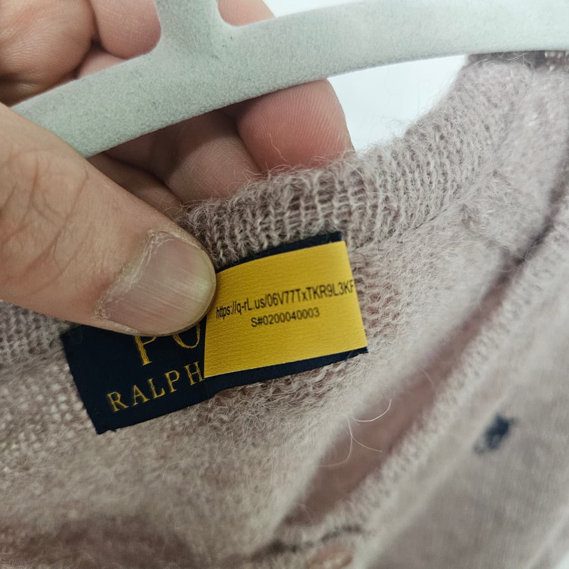 폴로 랄프로렌 모헤어 가디건 M 상품이미지6