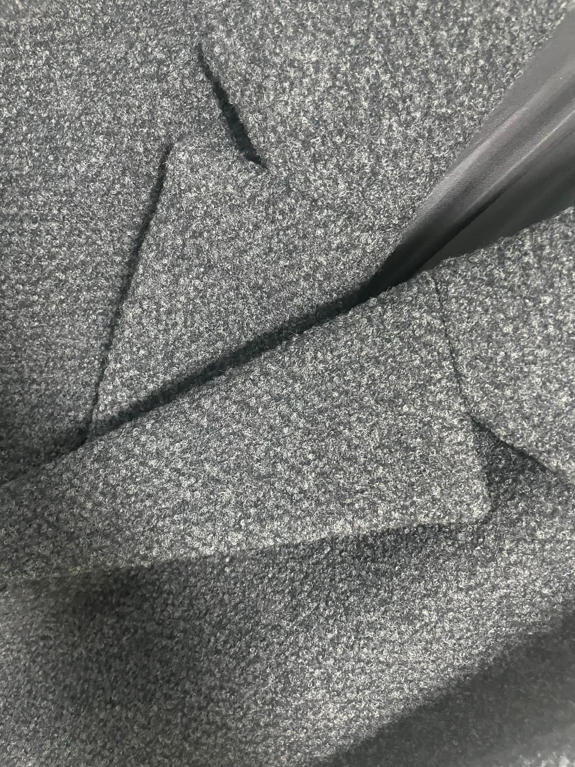 우영미 23fw 부클 벨티드 코트 상품이미지2