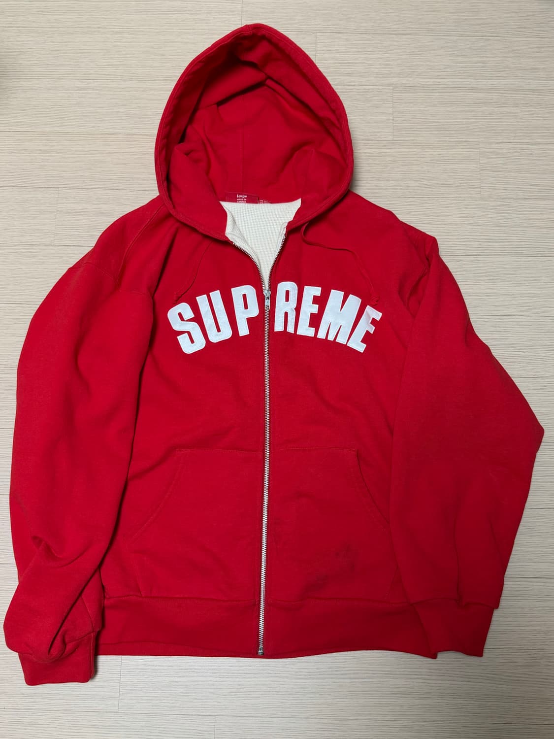 슈프림 써멀 후드집업 상품이미지1