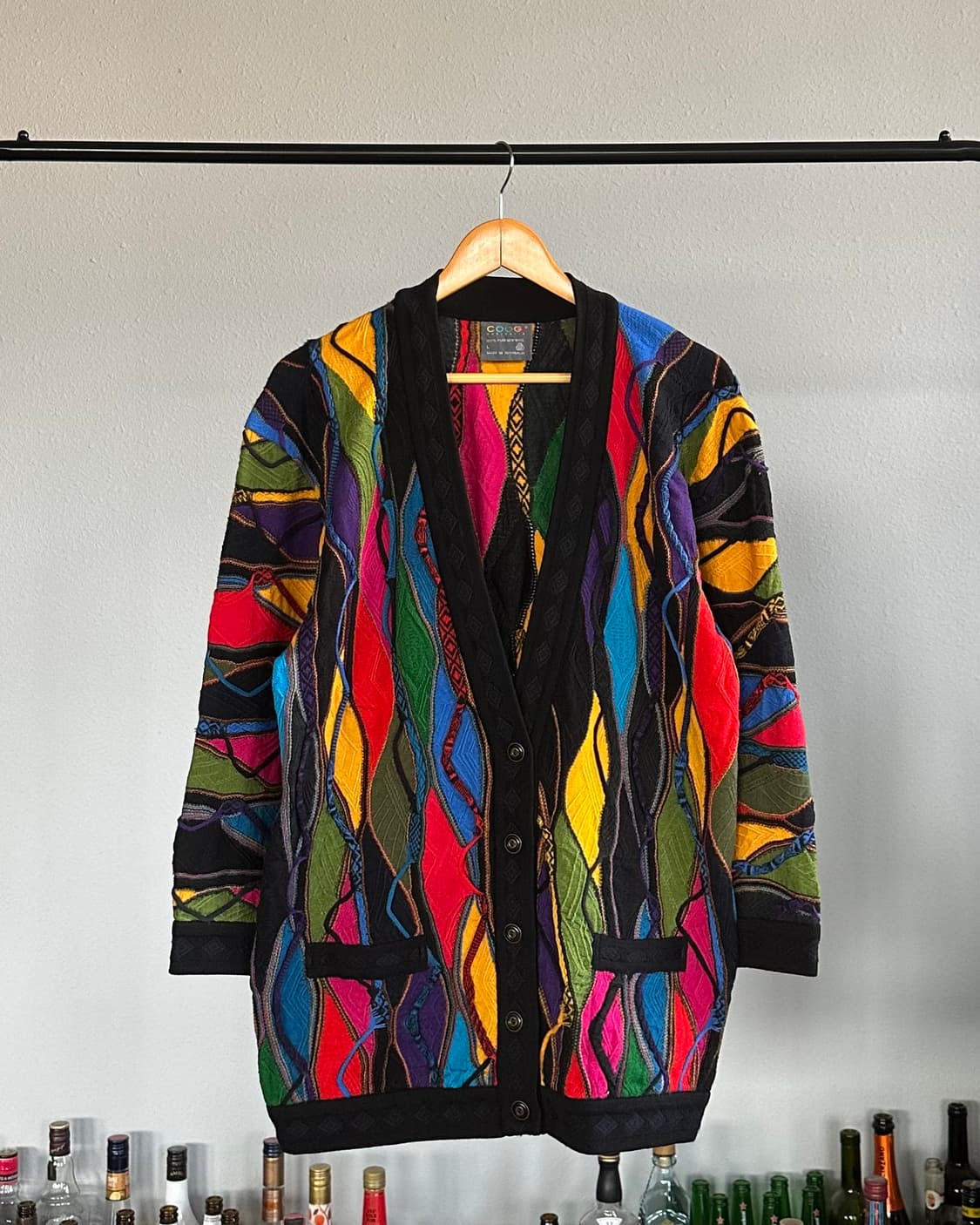 [L]쿠지 COOGI 케이블 니트 가디건 상품이미지1