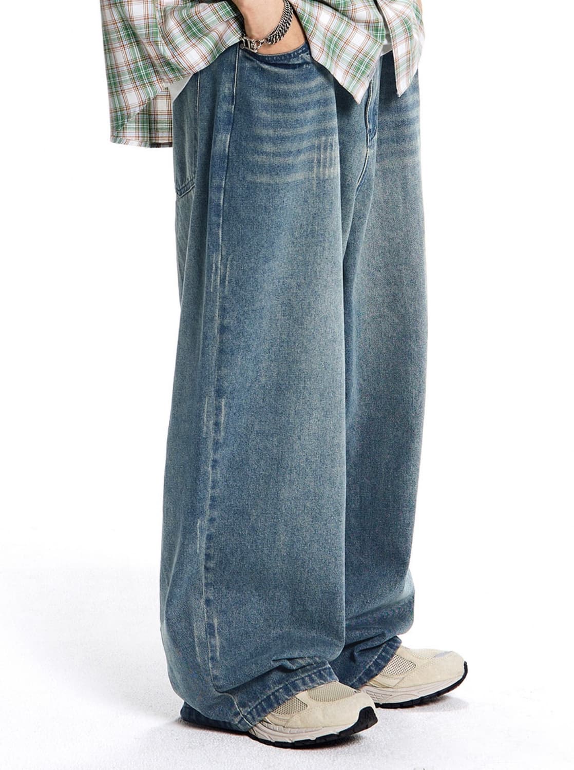 필루미네이트 와이드 데님 상품이미지1