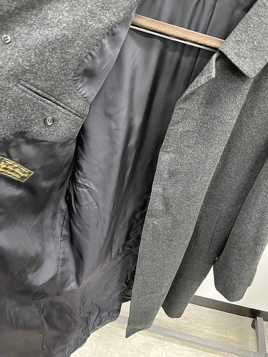 105) 로로피아나 원단 캐시미어 코트  상품이미지9