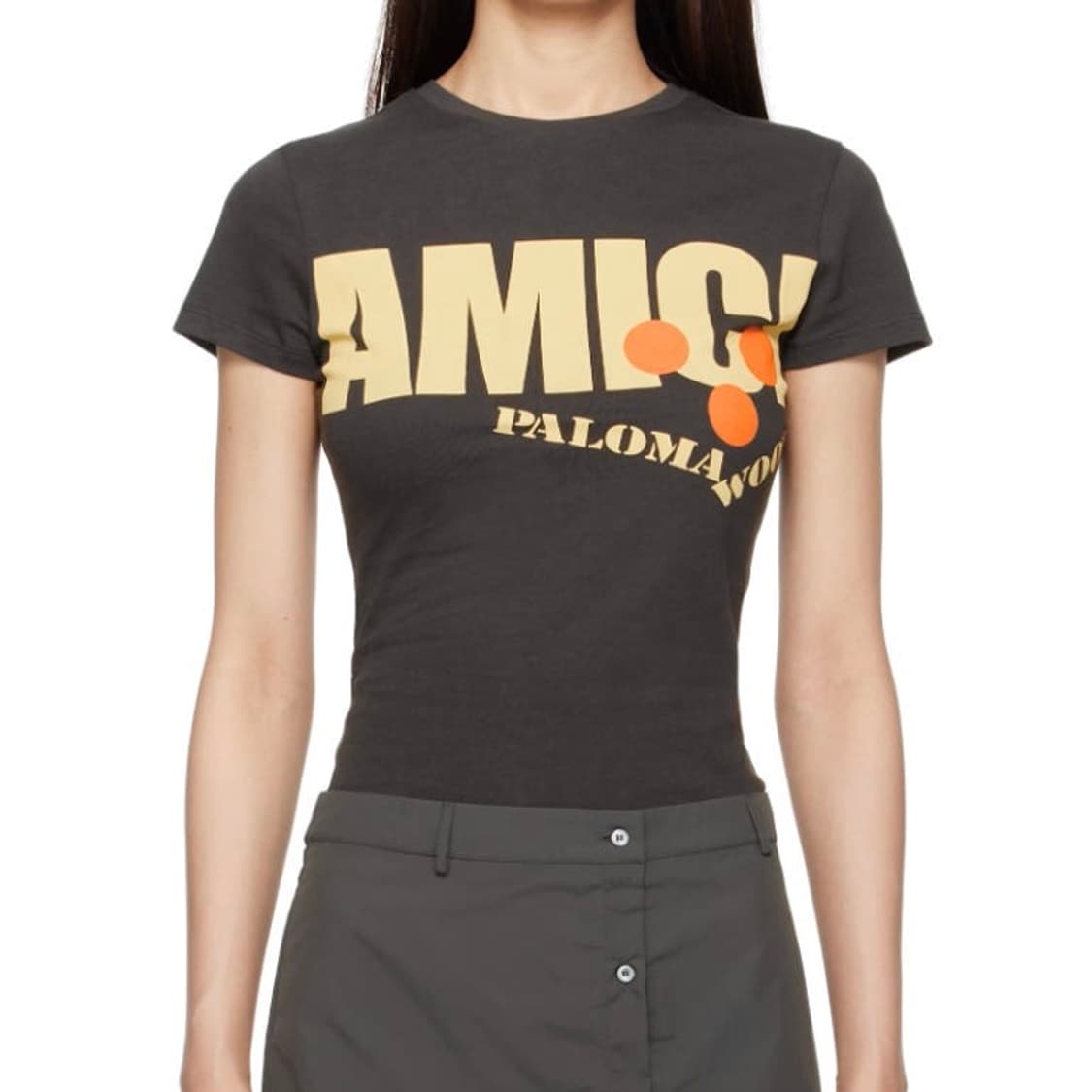 팔로마울 Black 'Amici' T-shirt 상품이미지1