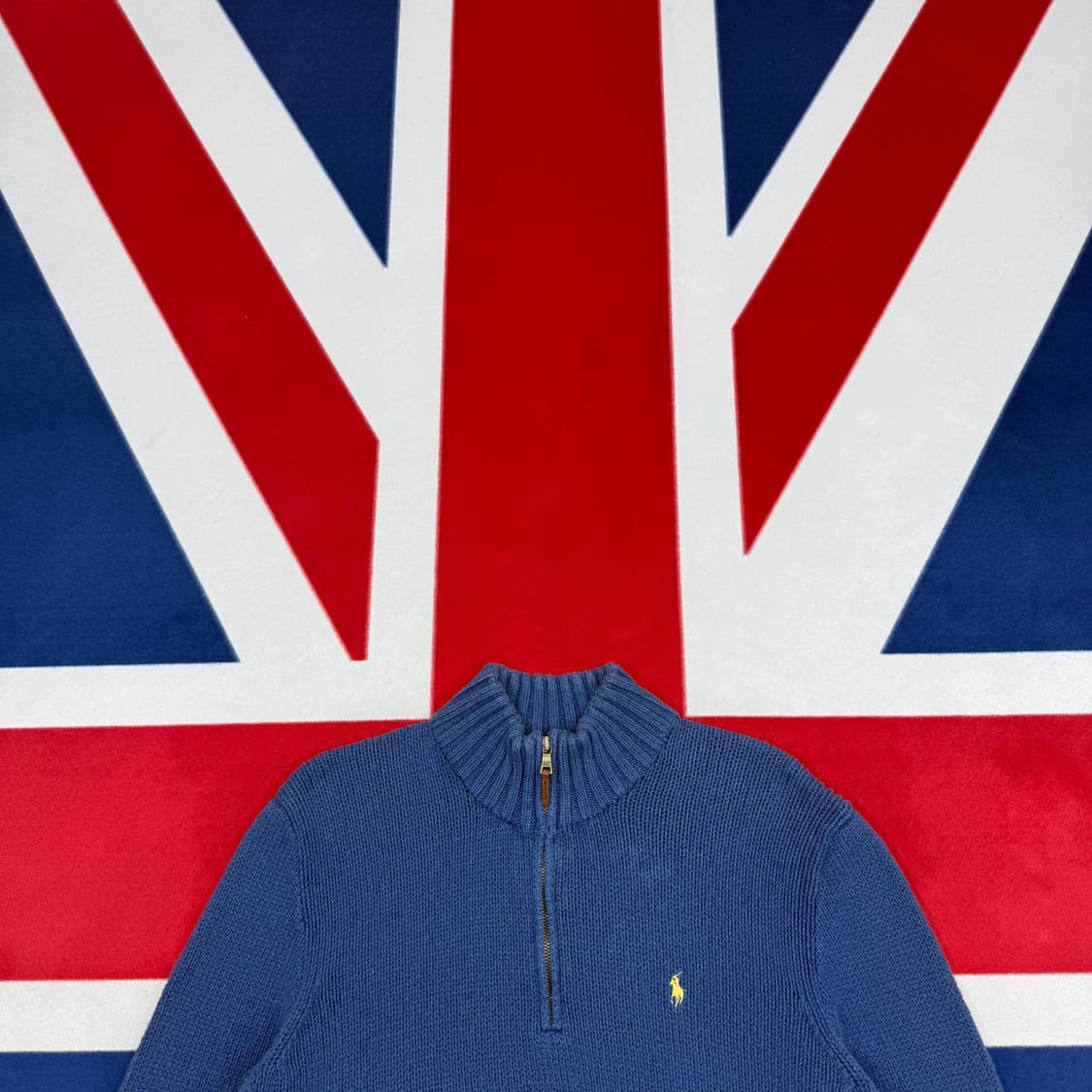 폴로 반집업 니트 L  상품이미지2