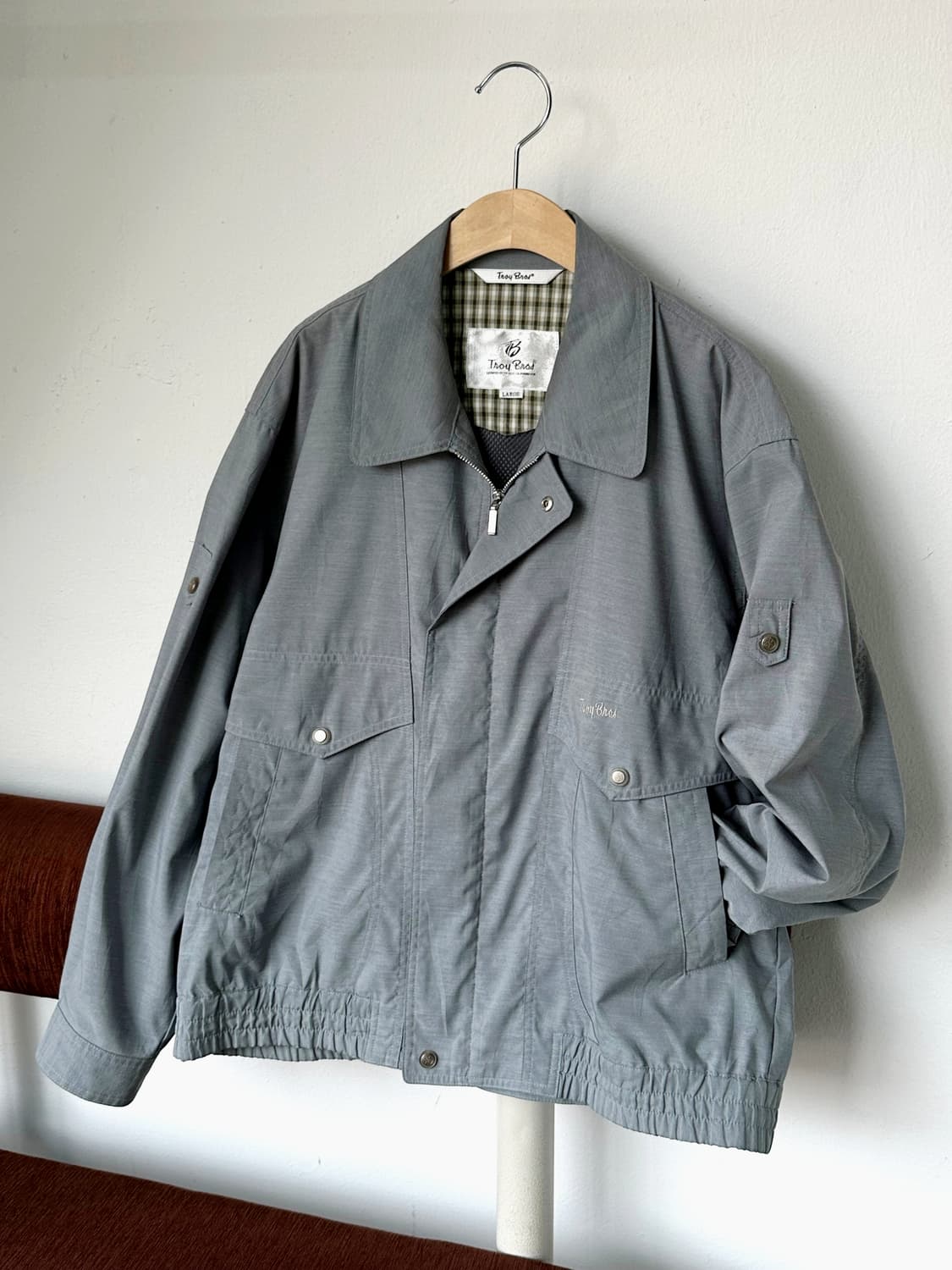 High count fabric volume blouson 상품이미지6