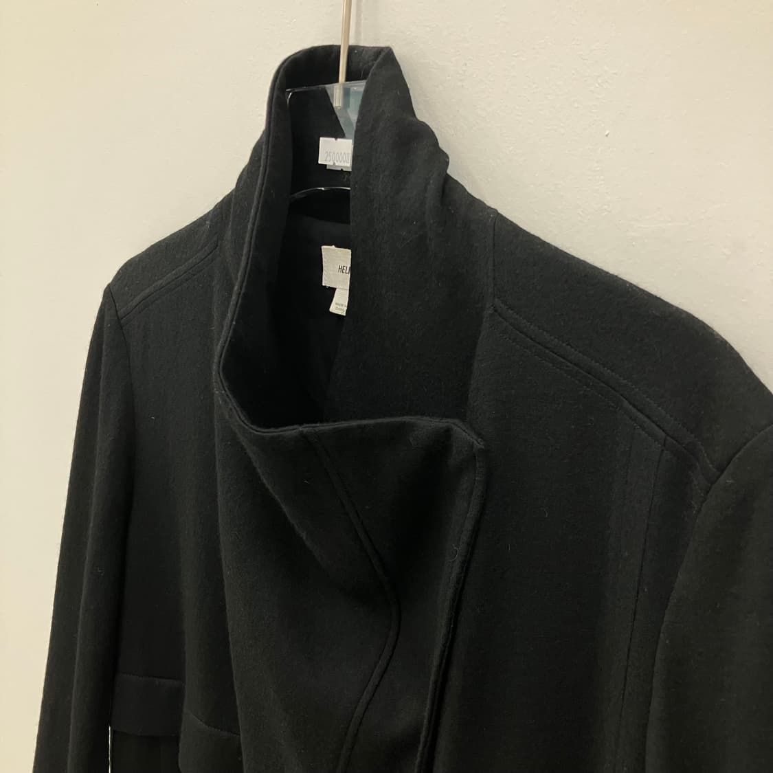 헬무트 랭 비대칭 울 코트 S 상품이미지4