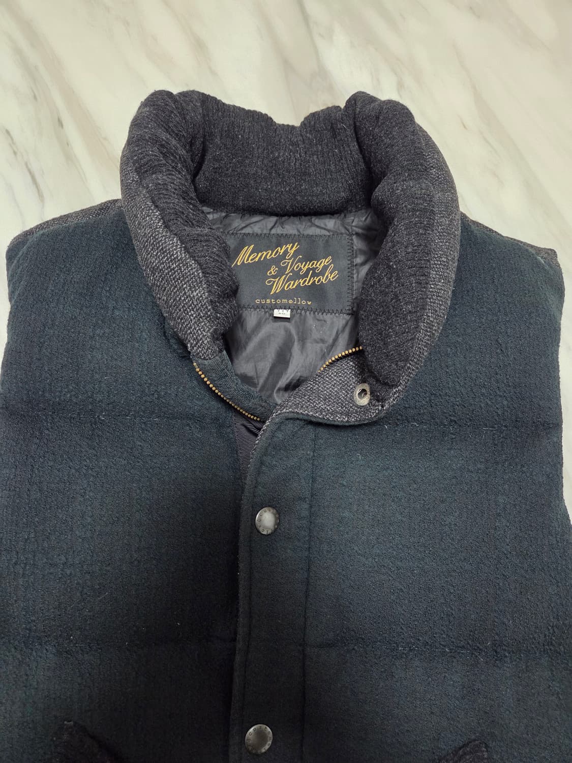 커스텀멜로우 다운 패딩 조끼 상품이미지3