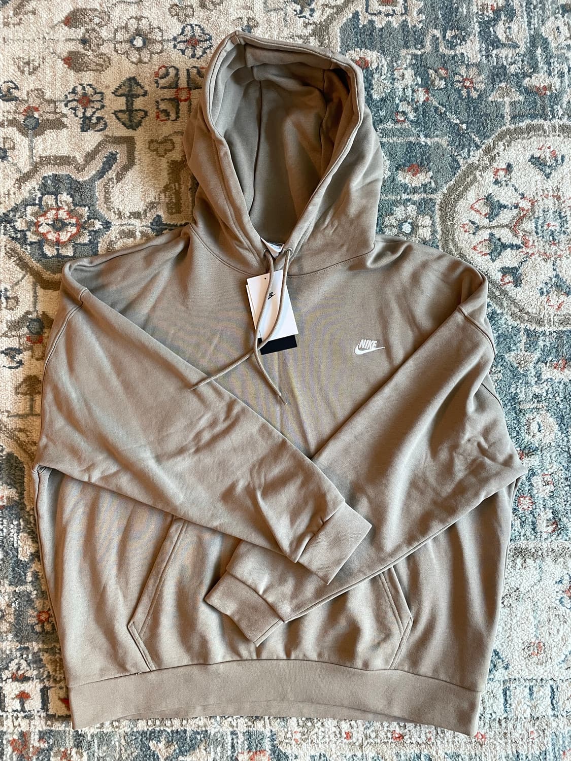 나이키 클럽 플리스 오버사이즈 프렌치 테리 풀오버 후드 (새제품. XL) 상품이미지1