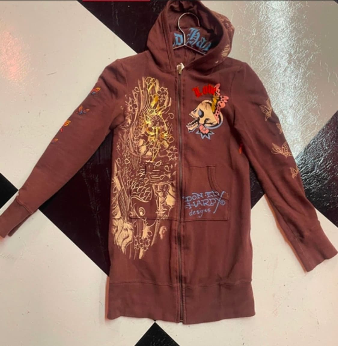 에드하디 후드집업 롱슬리브 원피스  상품이미지2