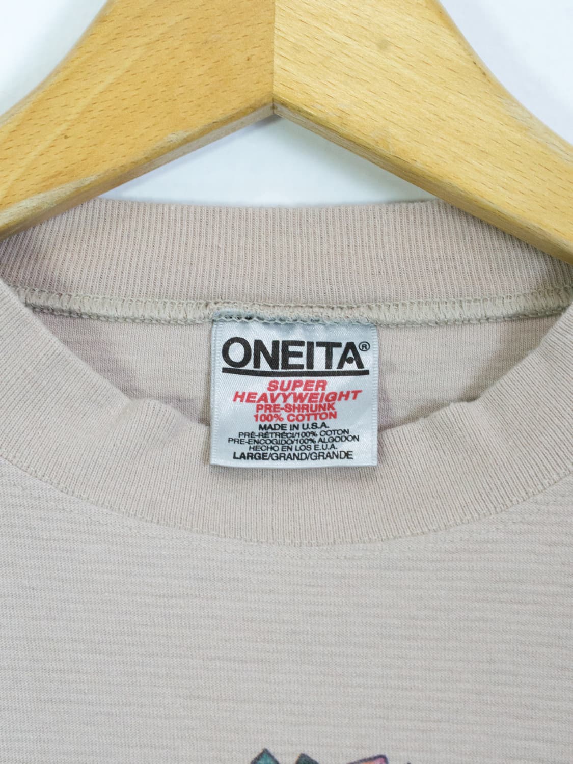 90s 헤비코튼 Oneita T-shirt 상품이미지5