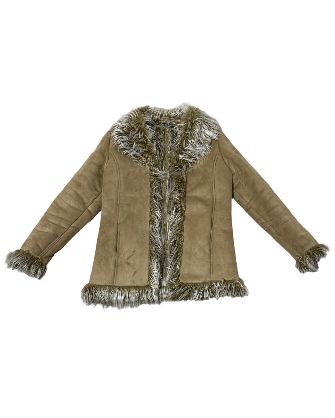 핀터레스트 무드 y2k 페이크 퍼 코트 상품이미지3