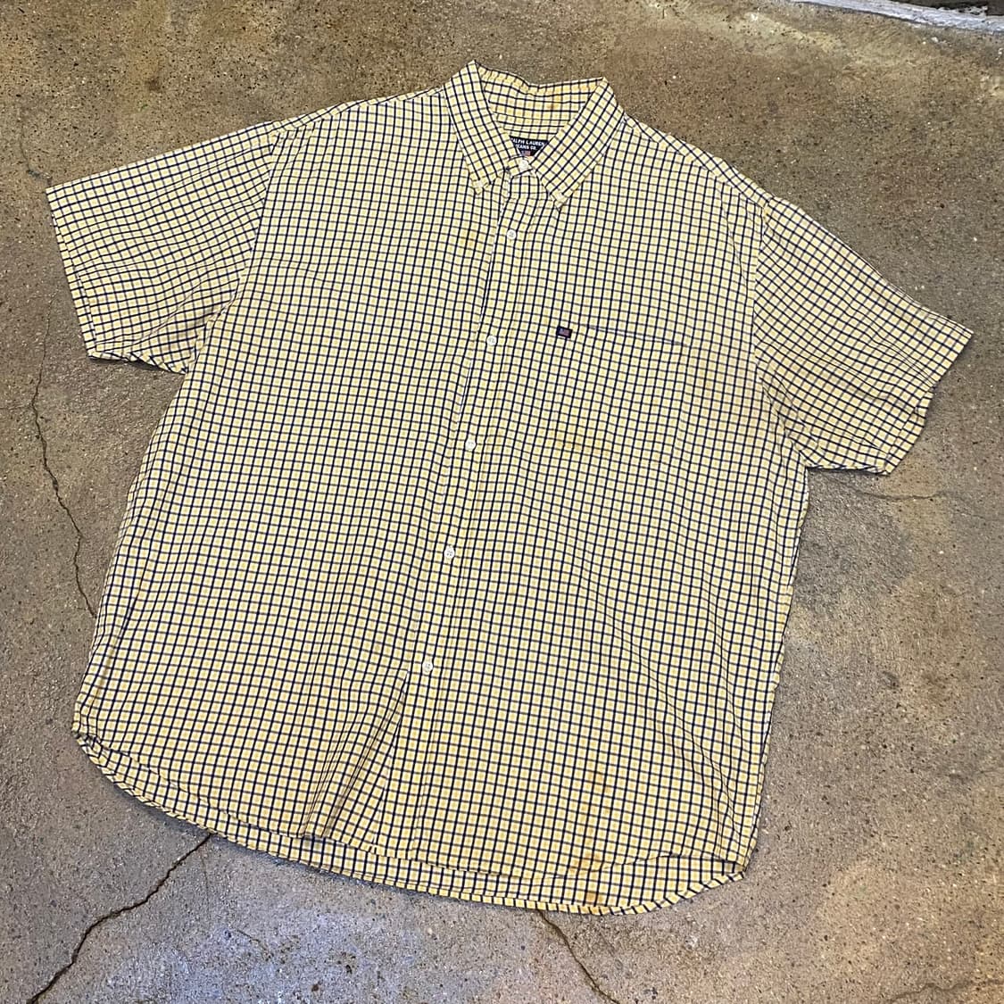 미국 빈티지 폴로랄프로렌진스 체크셔츠 반팔셔츠 상품이미지2