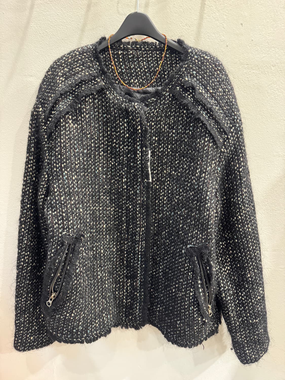 vintage 트위드 집업자켓 상품이미지2