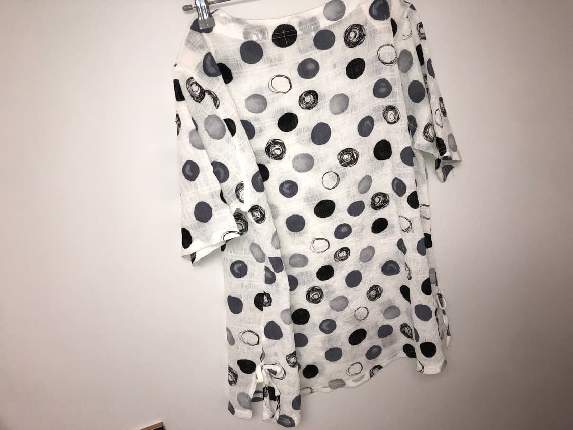 Dot half blouse 상품이미지2