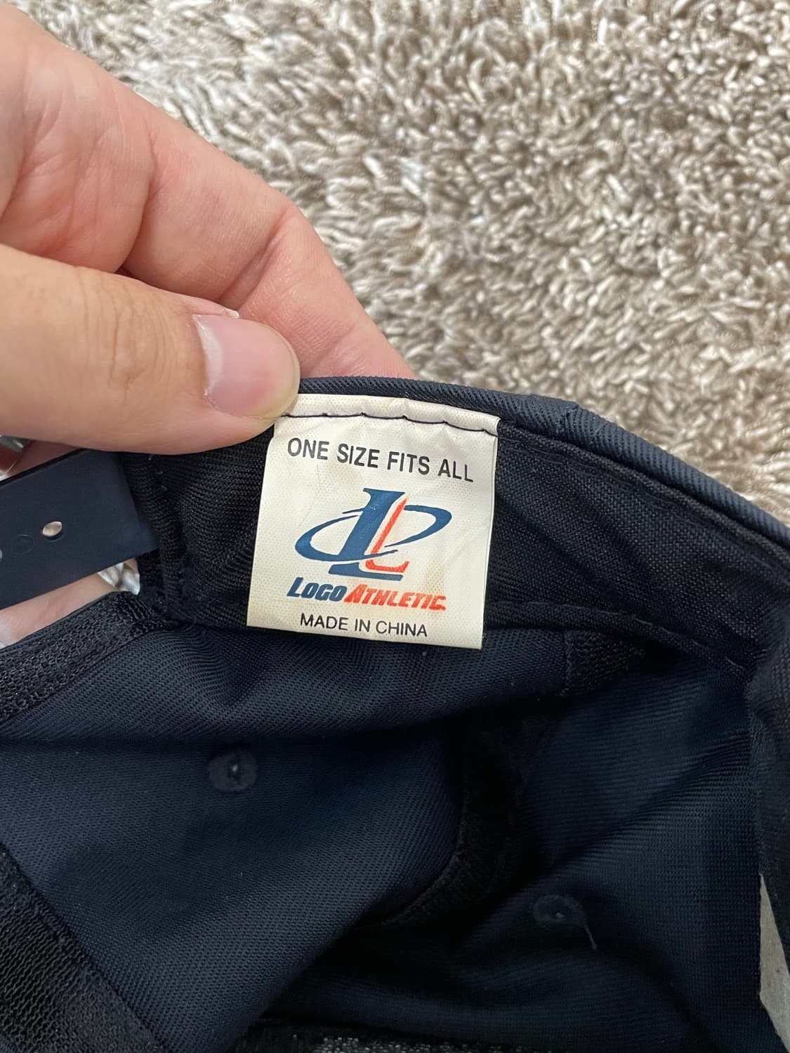 90s yankees cap 로고 어슬레틱 양키즈 캡 데드스탁 상품이미지5